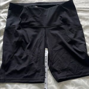 all in motion Black High-Rise Bike Shorts